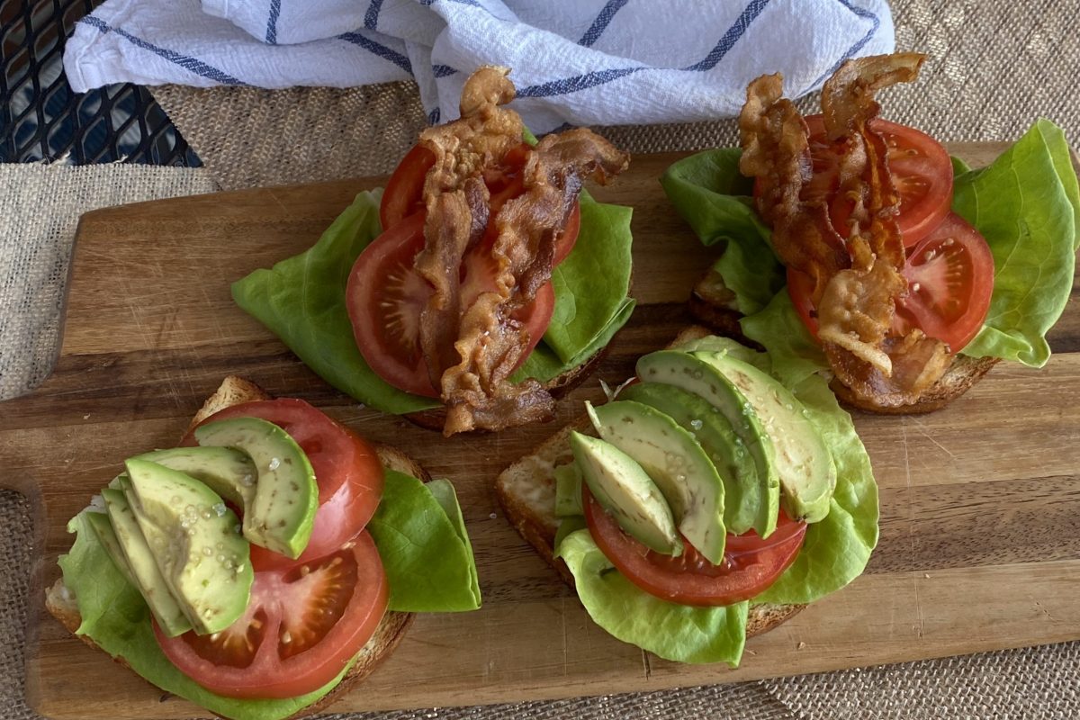 Bacon Lettuce, Tomato and Avocado Sandwiches Recipe Reily Products