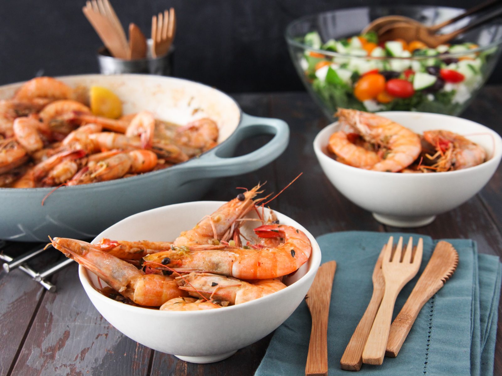 NOLA Tiger BBQ Shrimp