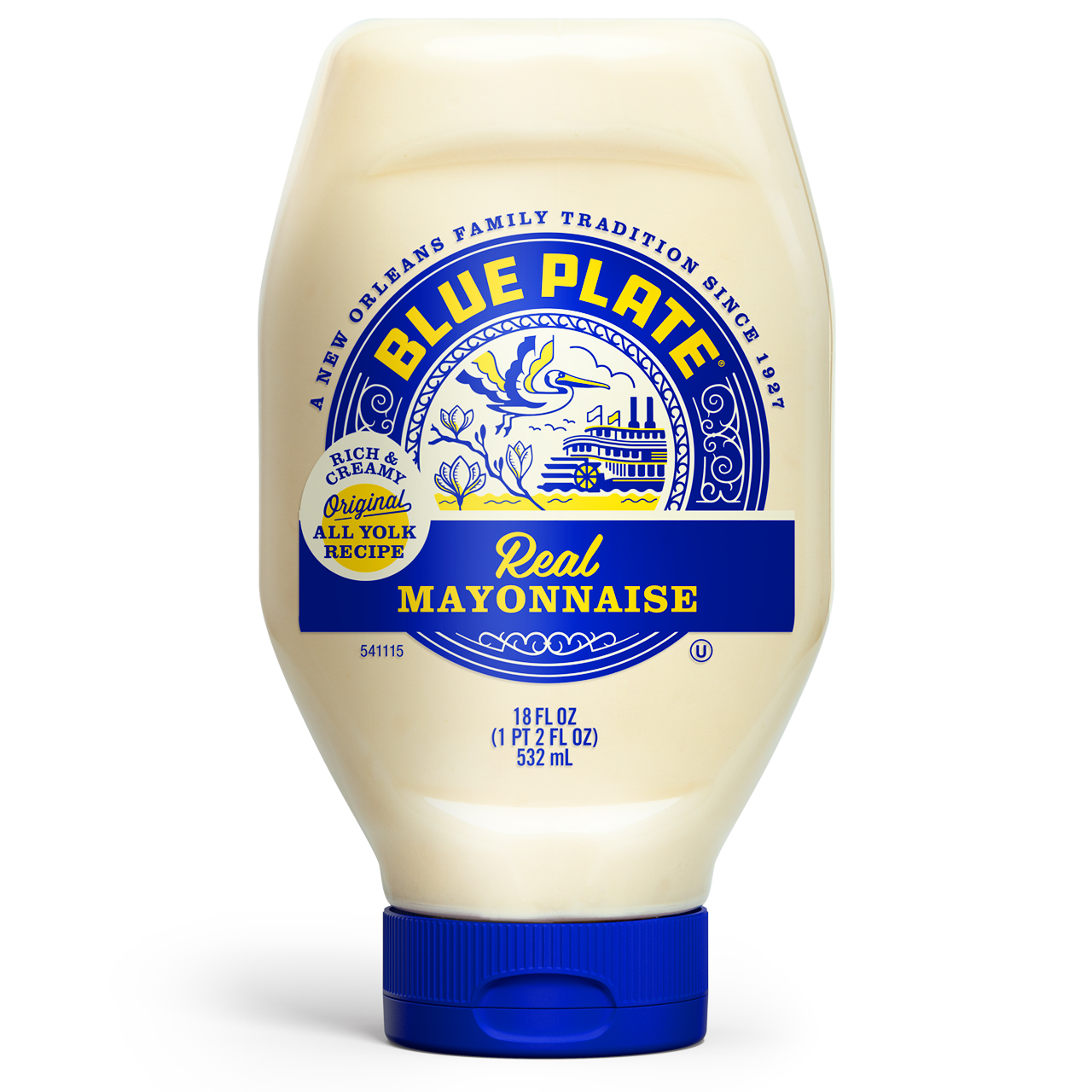Blue Plate Squeeze Mayonnaise 18 oz Reily Products
