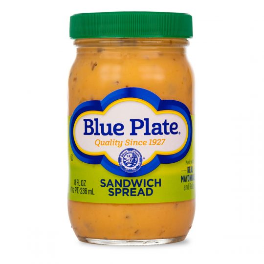 Blue Plate Sandwich Spread 16 oz Reily Products