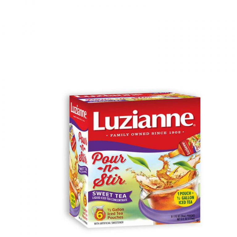 Luzianne Tea Pour N Stir Sweet 2 Quart 6 Count