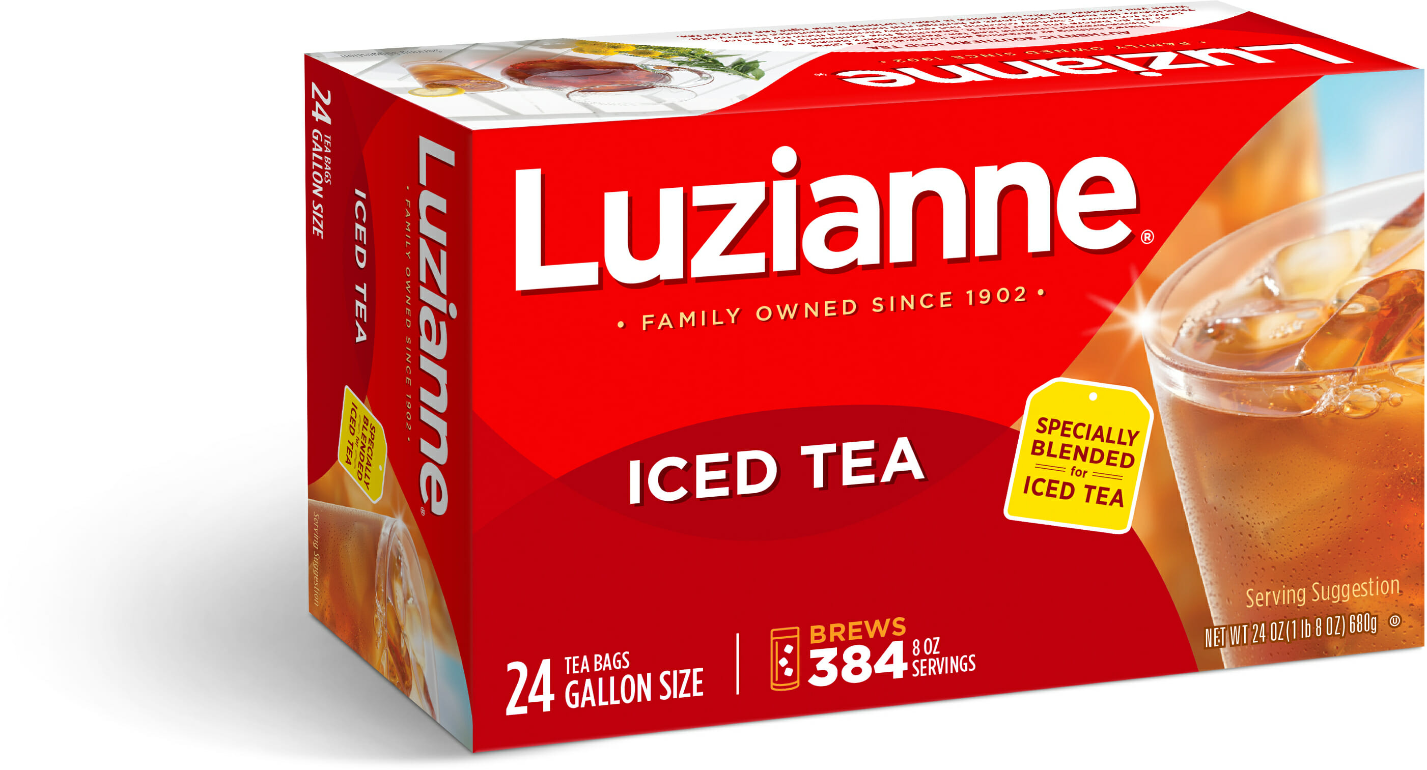 Luzianne Gallon Size Iced Tea Bags 24 Count Reily Products