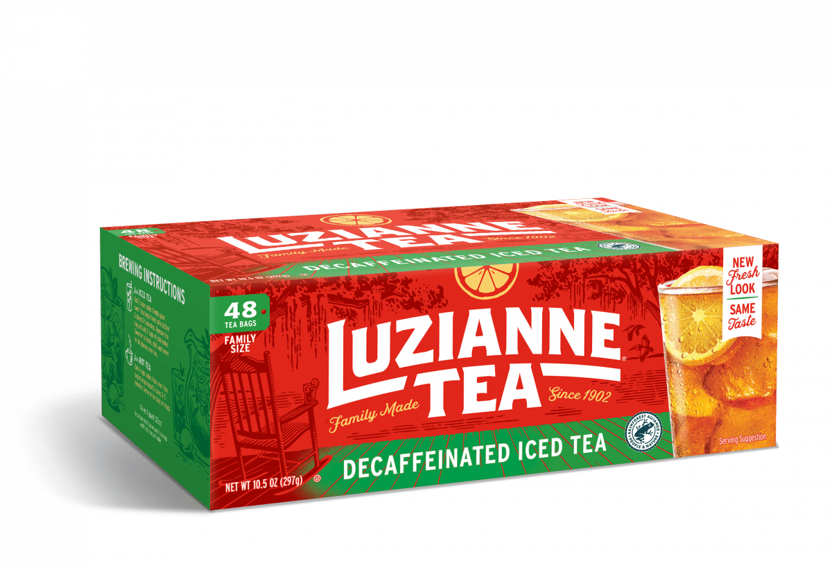 Luzianne Family Decaf Tea Bags 48 Count Reily Products