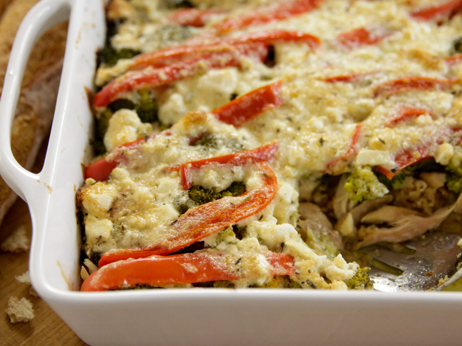 Chicken and Broccoli Casserole With Cauliflower Rice