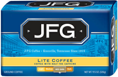 JFG Lite Half The Caffeine Bag 11.5 Oz