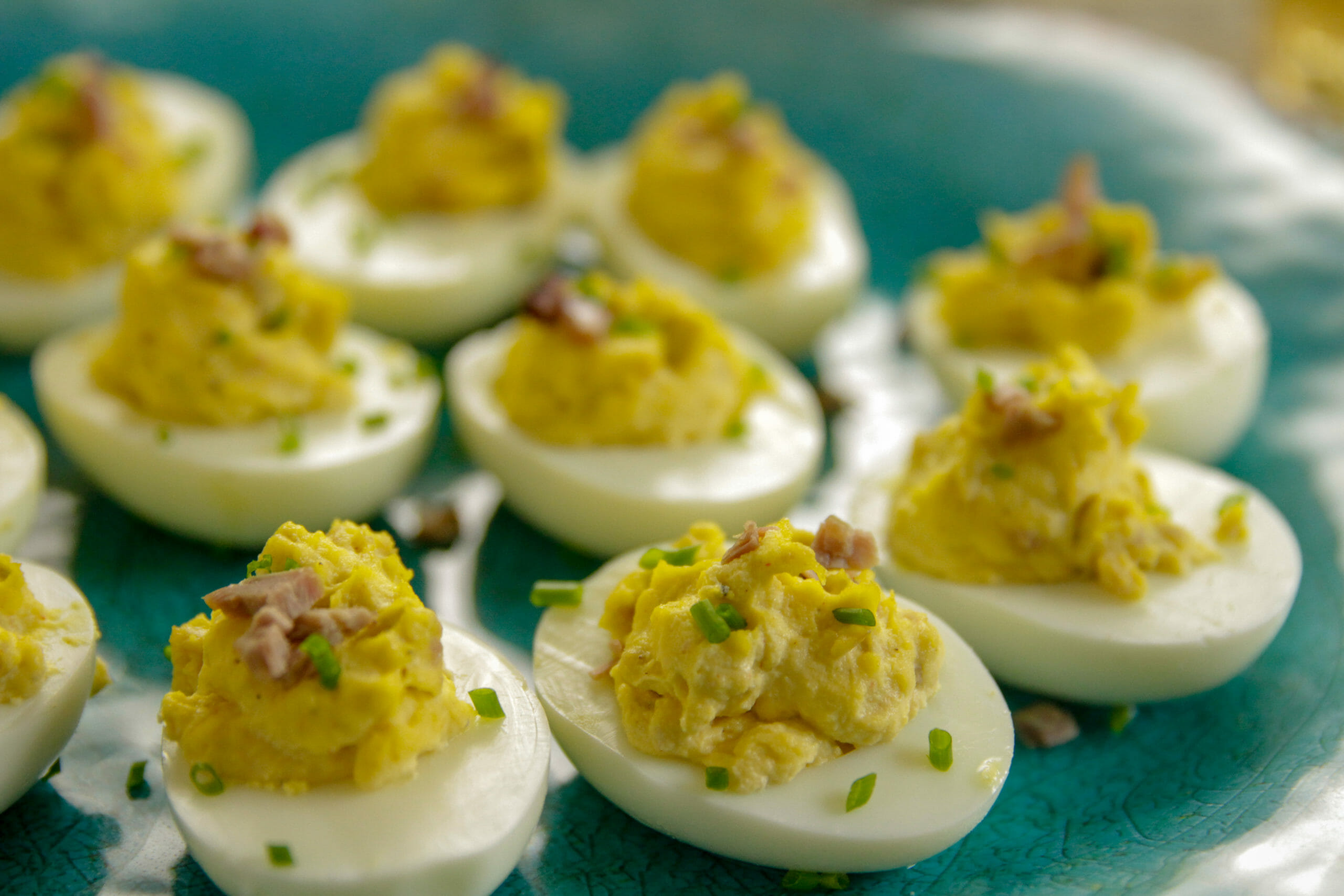 Barbecue Deviled Eggs Recipe Reily Products
