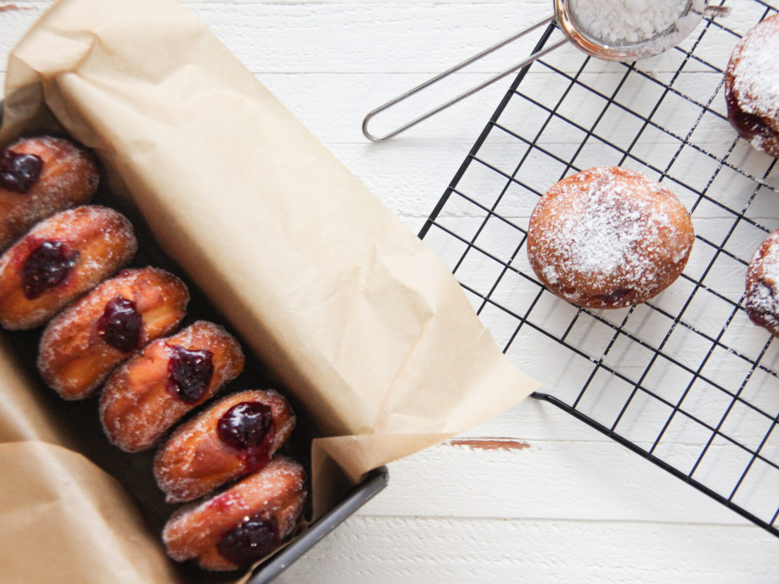 Sufganiyot (Jelly Doughnuts)