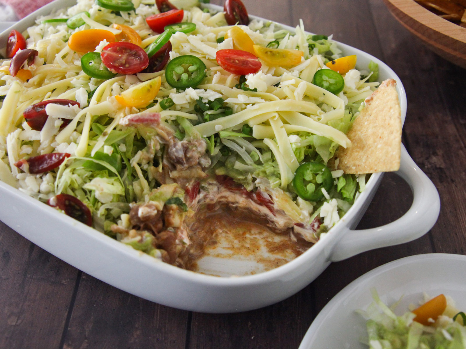 Texas Chili Bean 7-Layer Dip