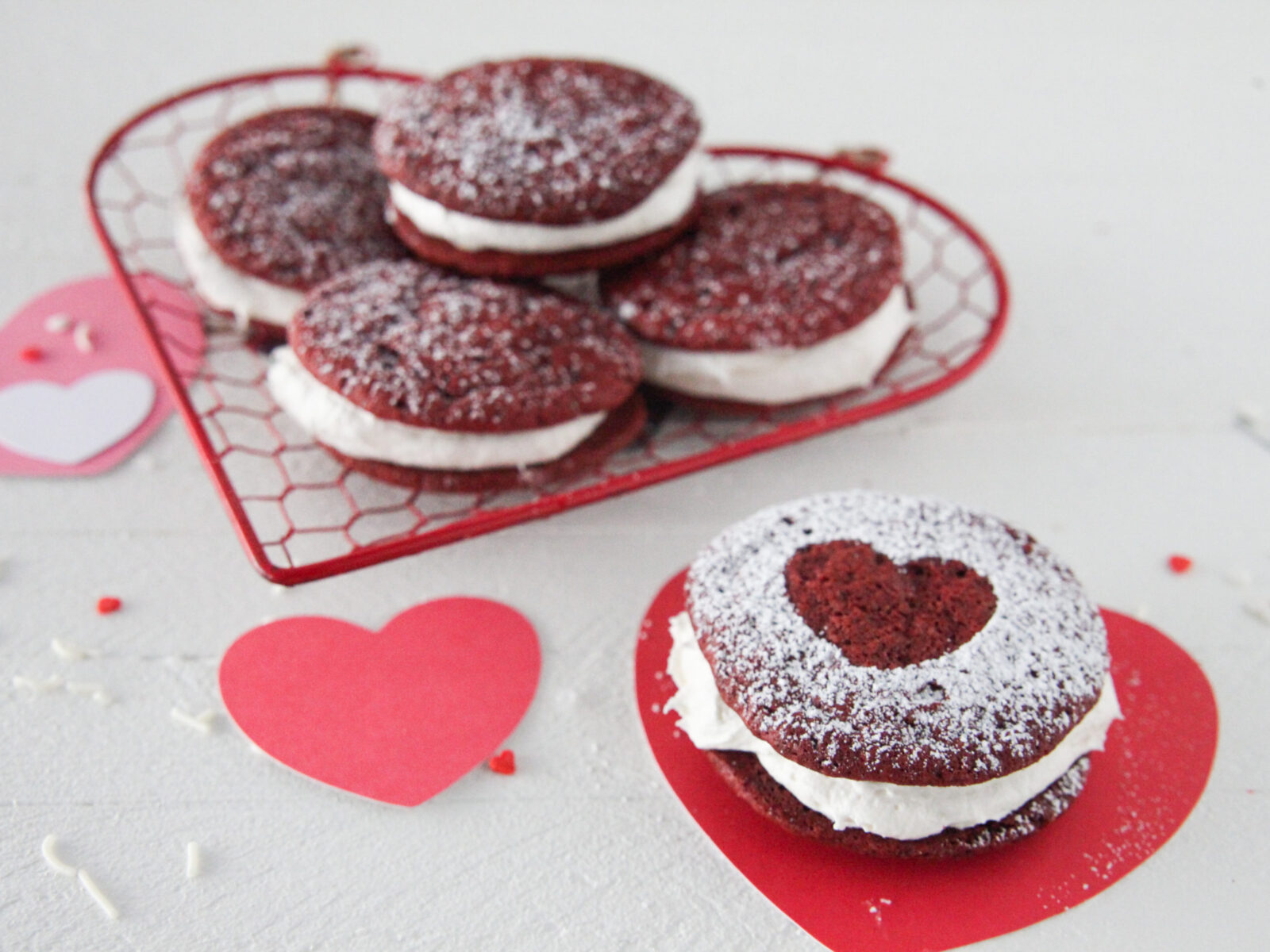 Red Velvet “Let’s Make Whoopie” Pies