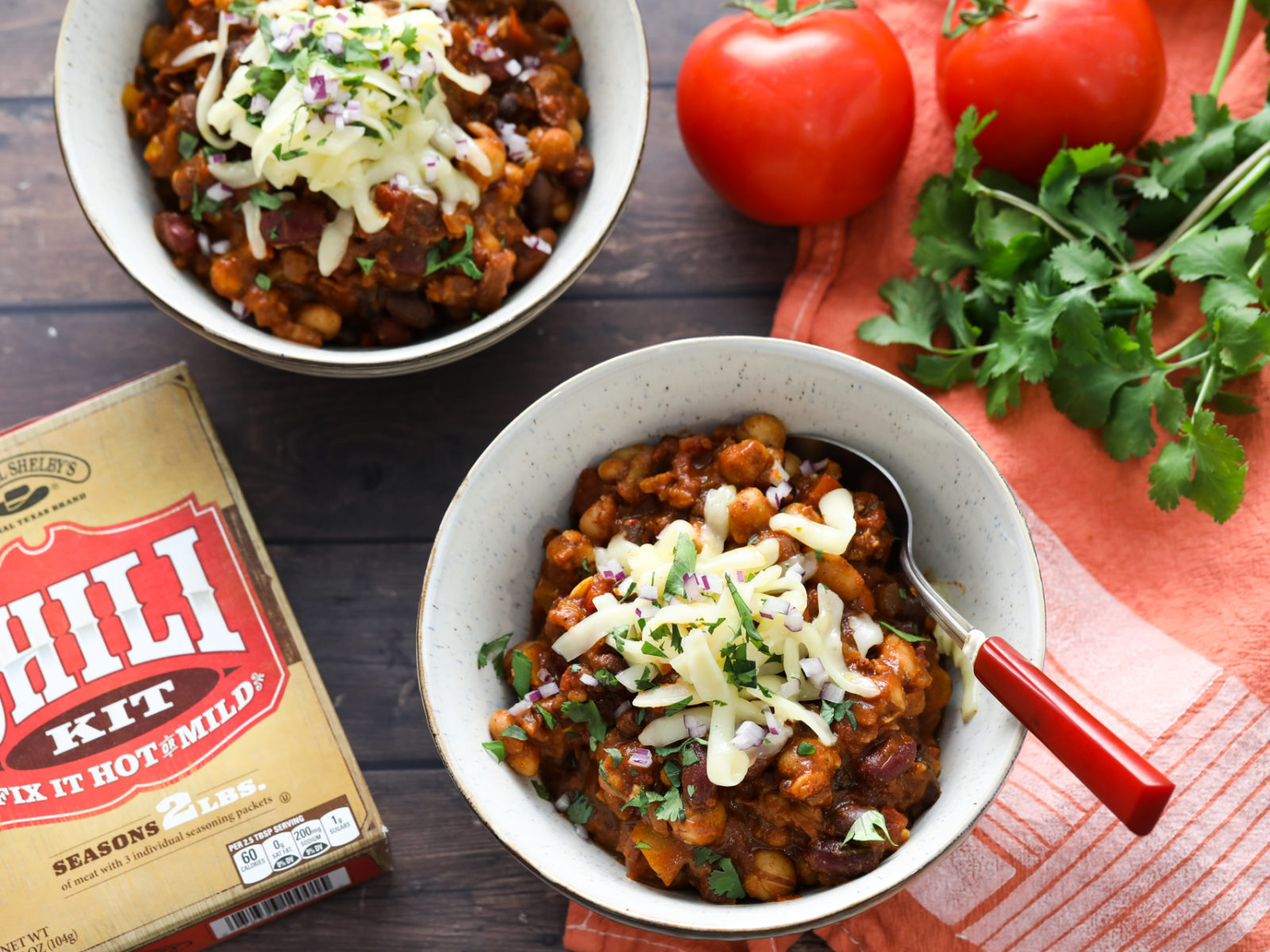 Smoky 4-Bean Chili with Bacon