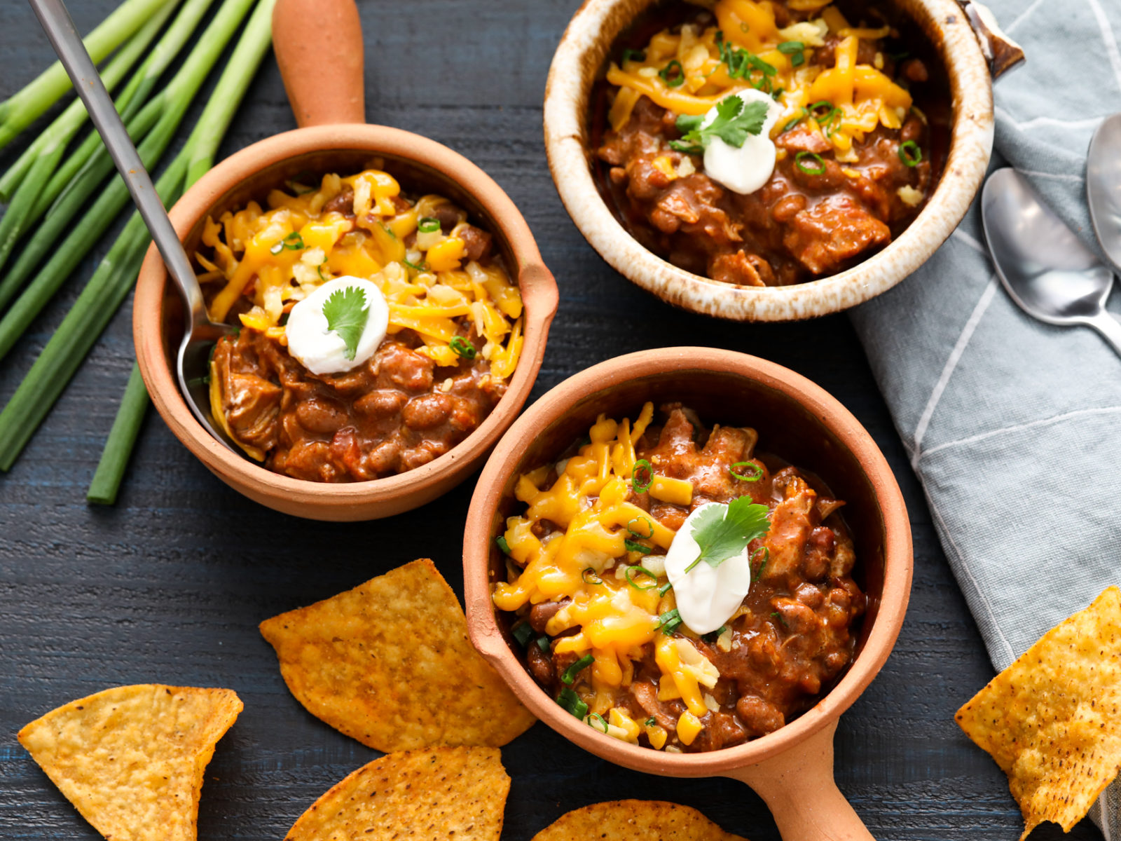 Creamy Pork and Pinto Bean Chili