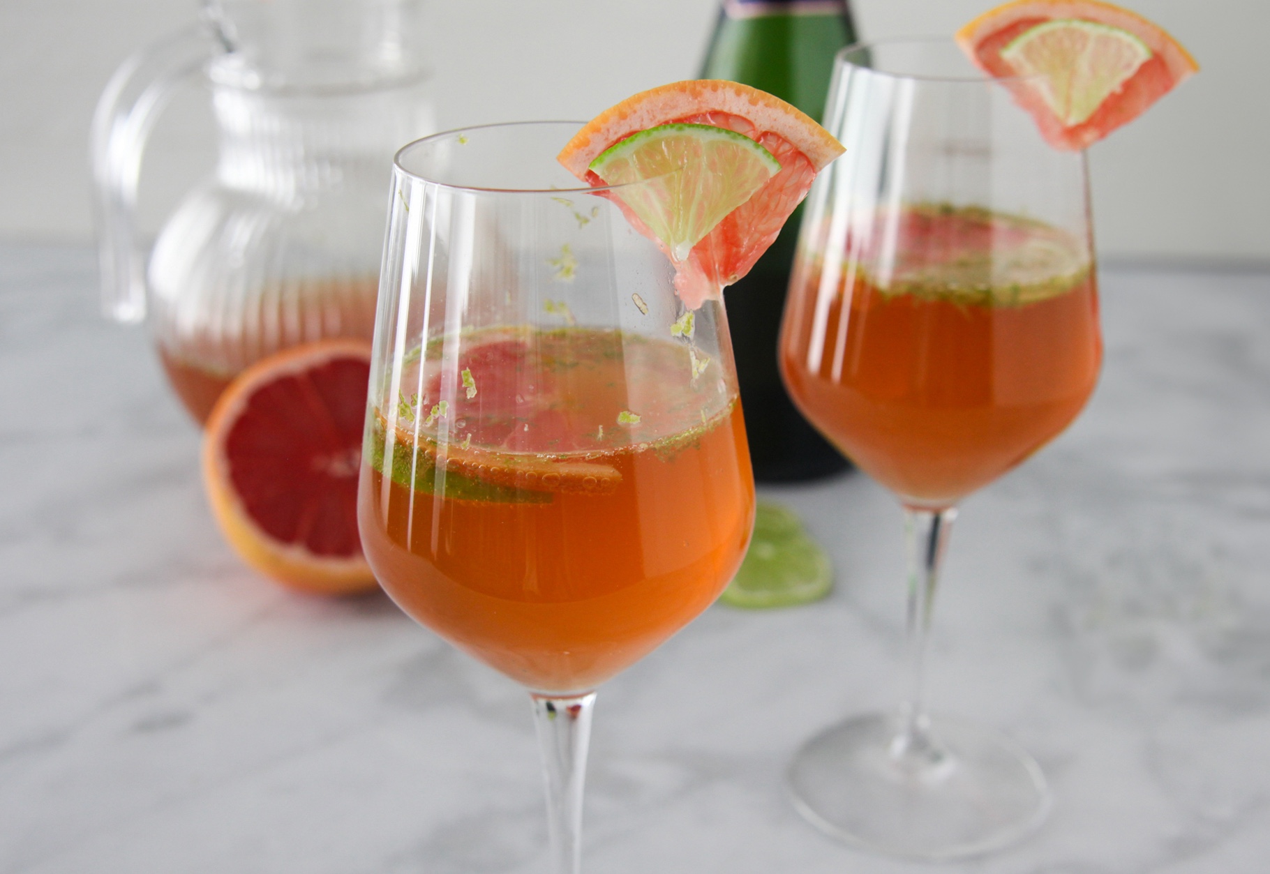 LT Recipe Green Tea And Sparkling Watermelon Sangria