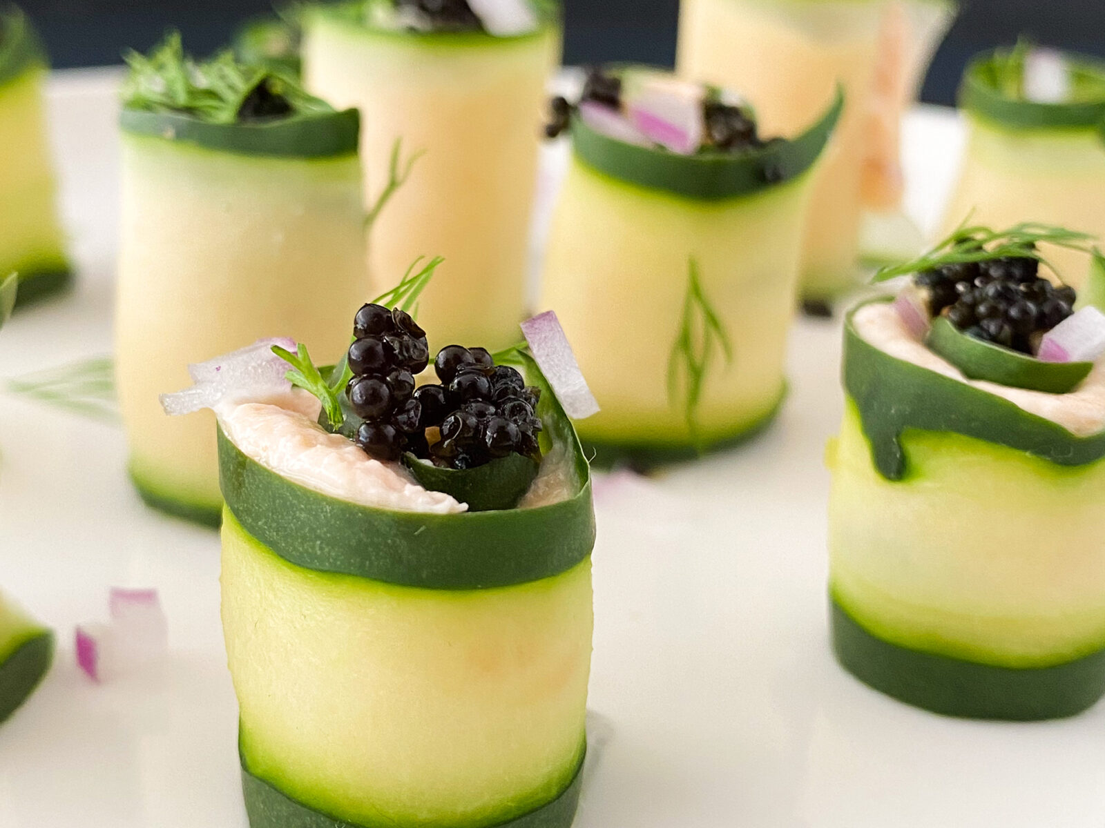 Smoked Salmon Canapés