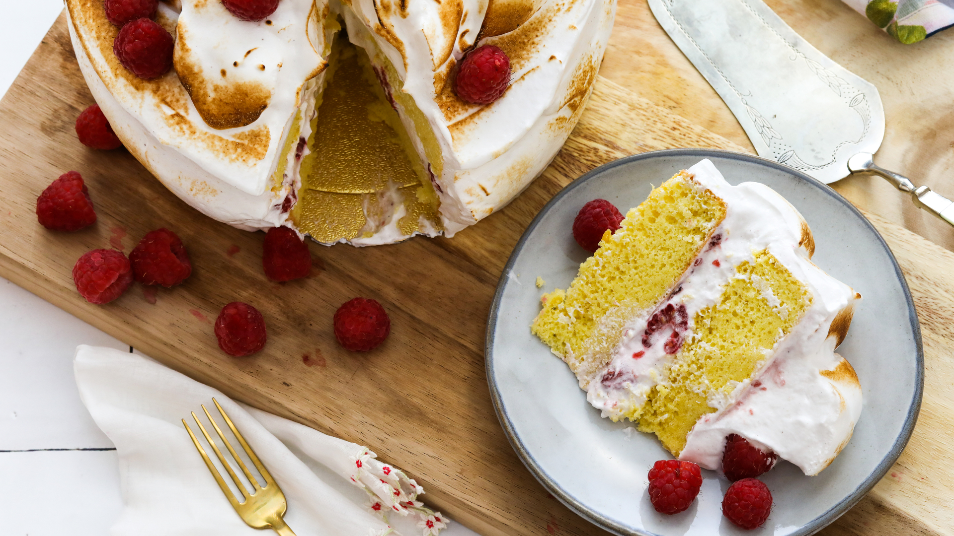 WIDE HD 1920X1080 SD Recipe Raspberry Cake