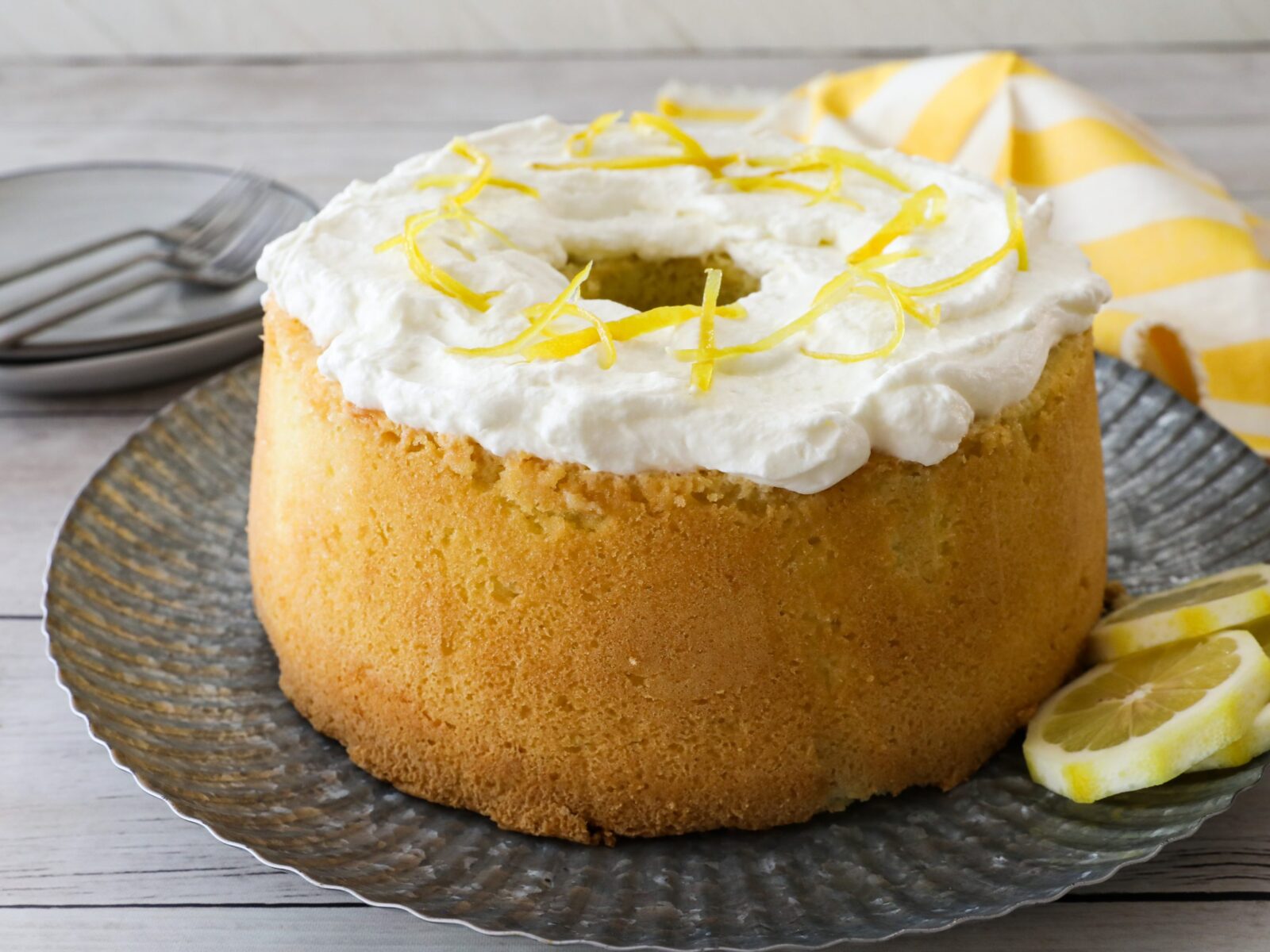 Lemon Chiffon Cake