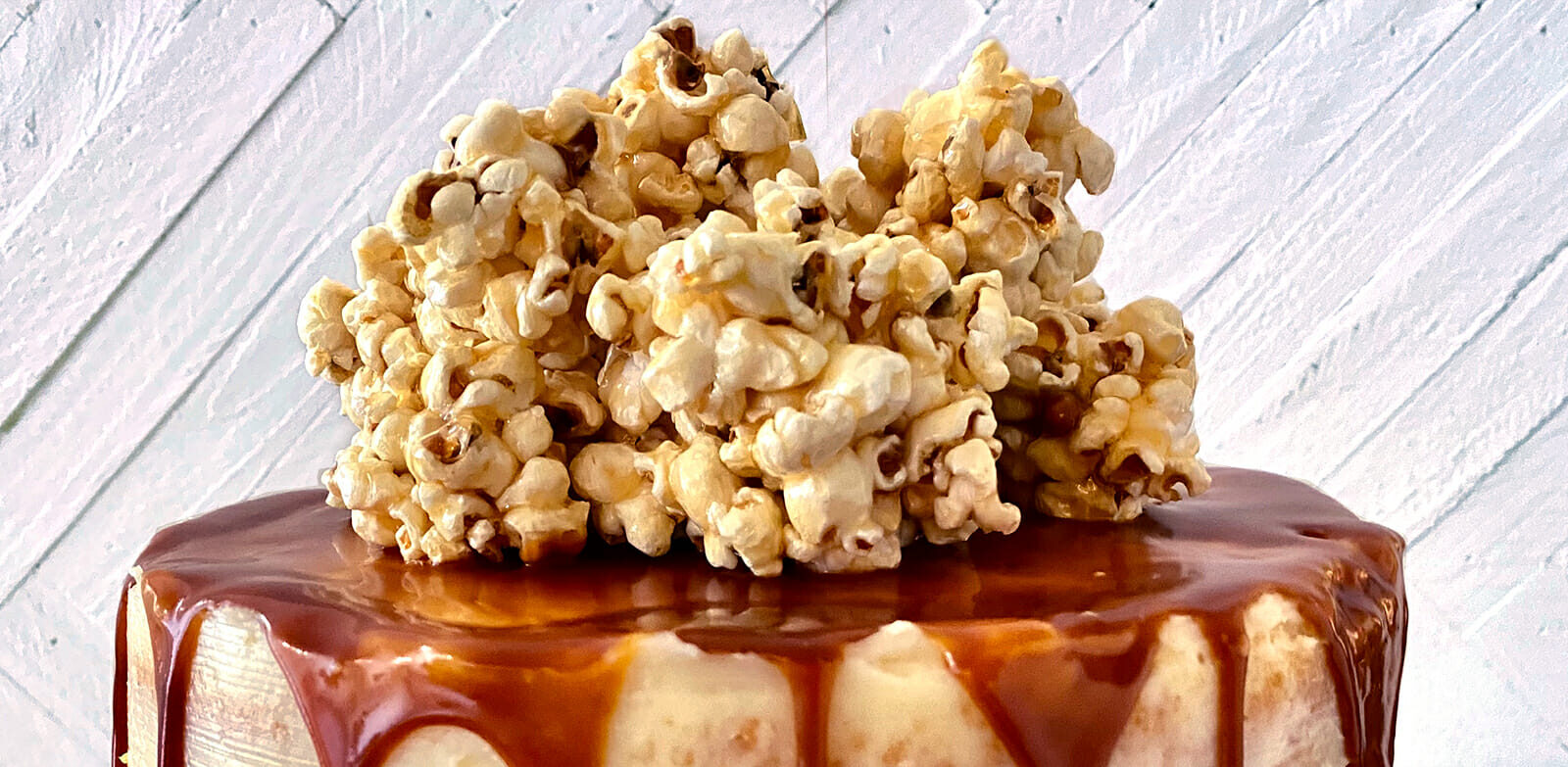 Caramel Popcorn Cake