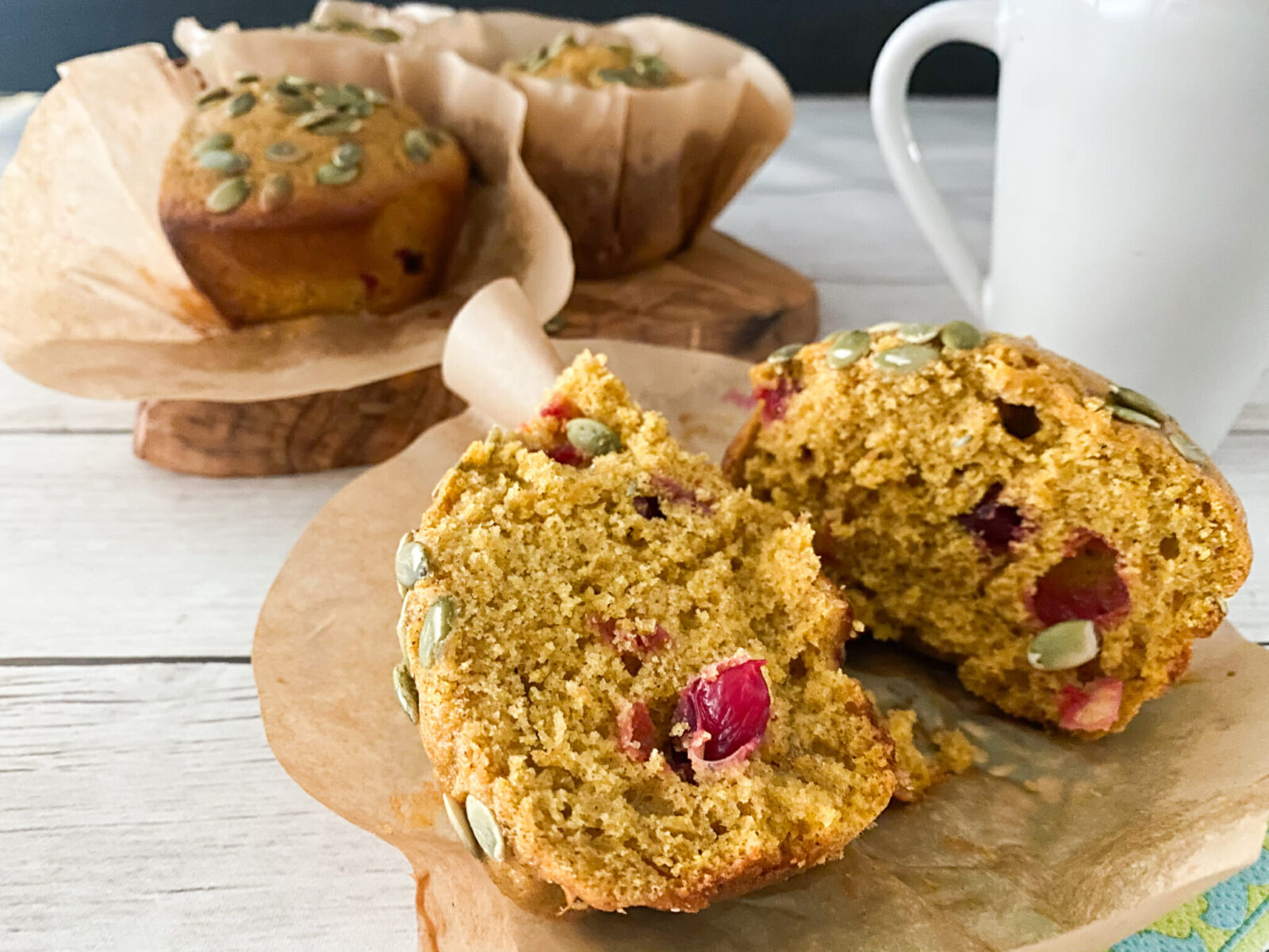 Pumpkin Cranberry Muffins