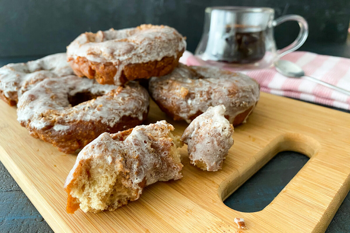 GLAZED APPLE CIDER DOUGHNUTS 1