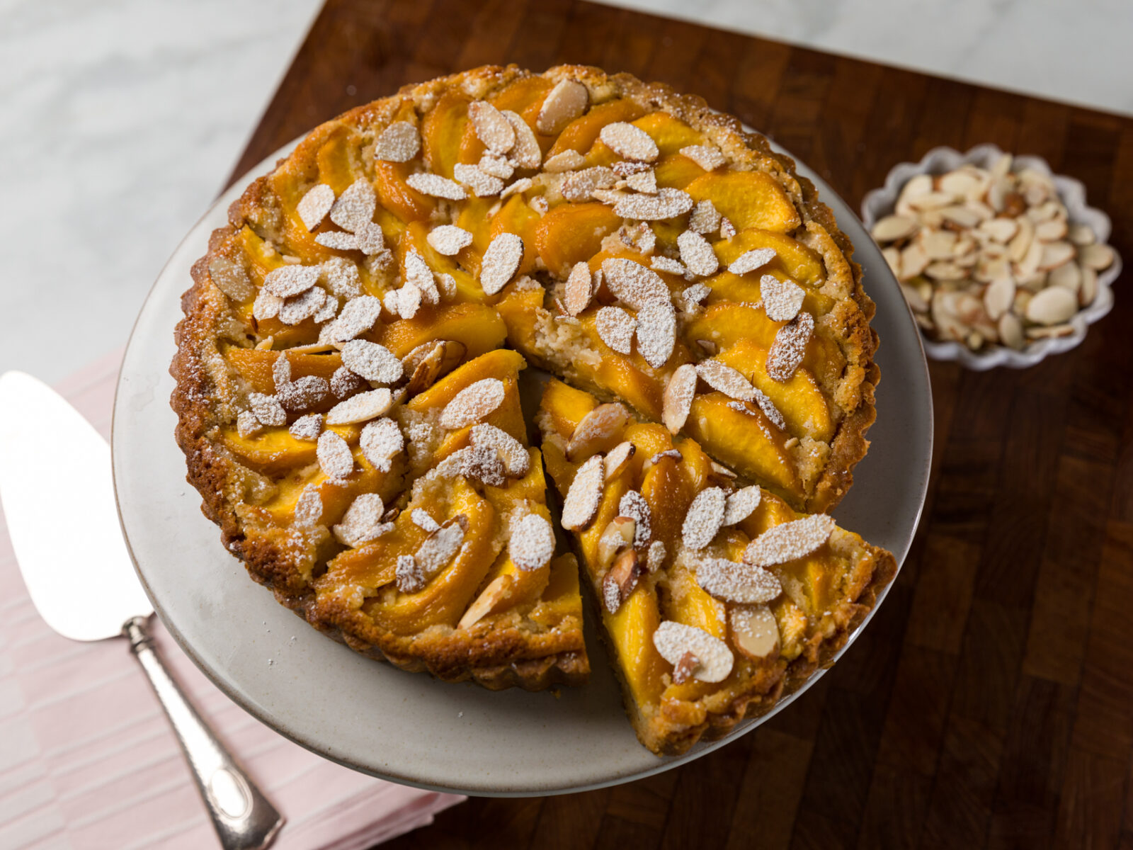 Peach and Almond Tart