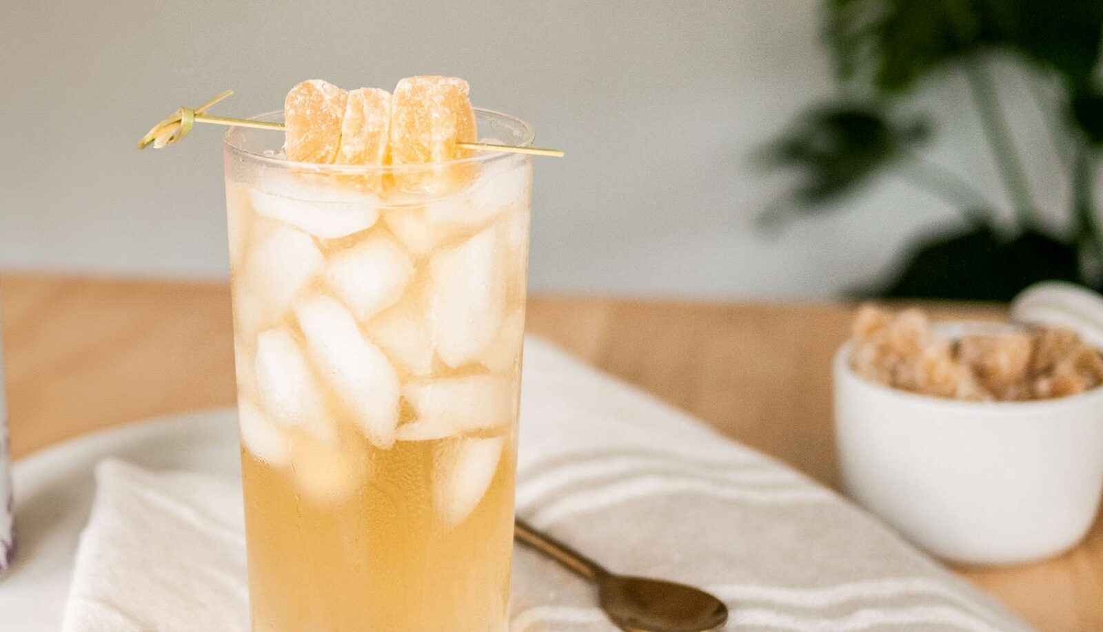Green Tea & Honey Ginger Fizz