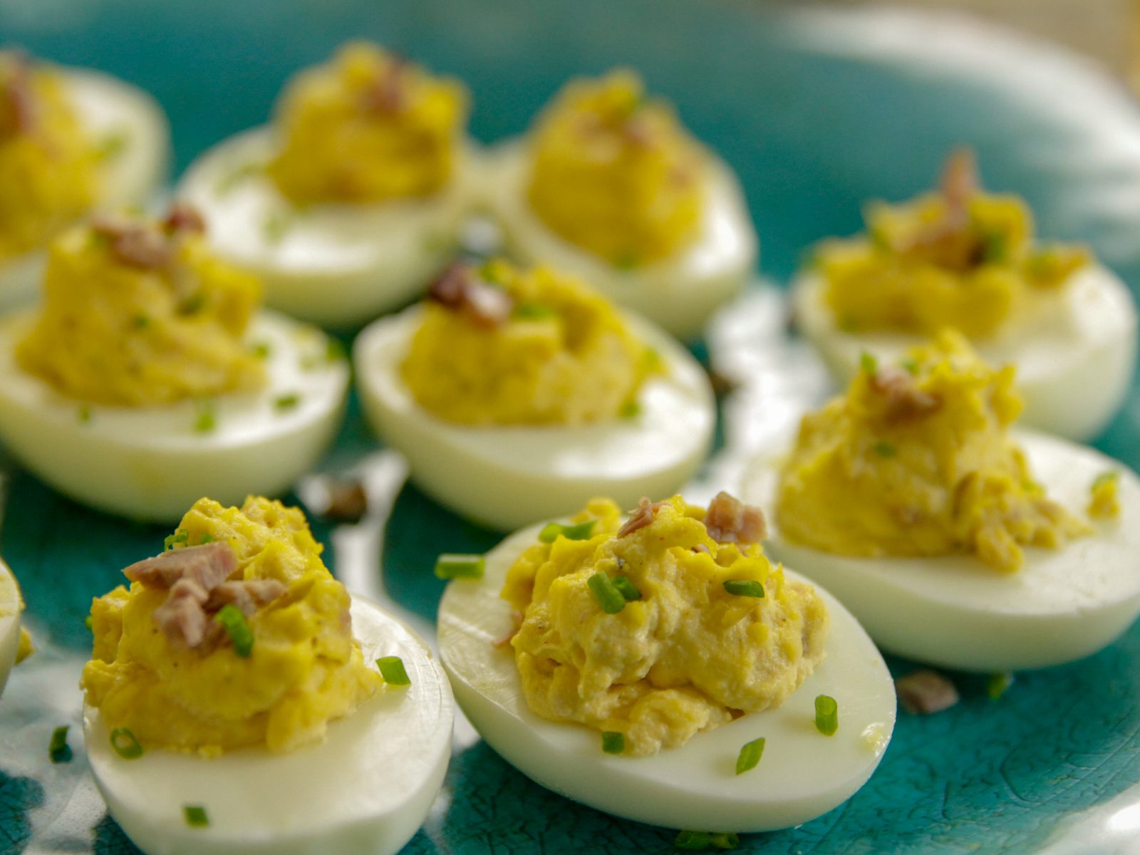 Barbecue Deviled Eggs