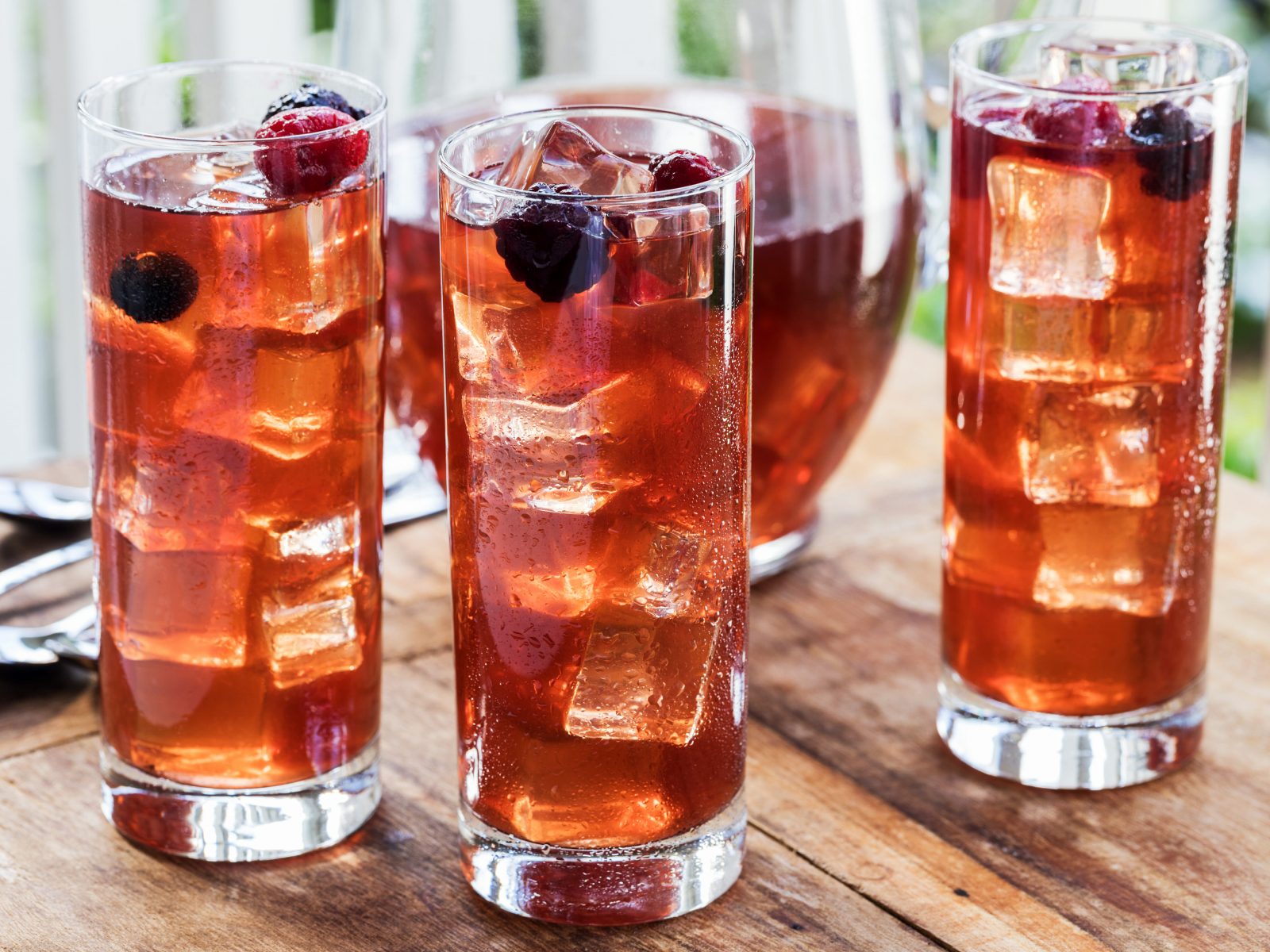 Triple Berry Iced Green Tea