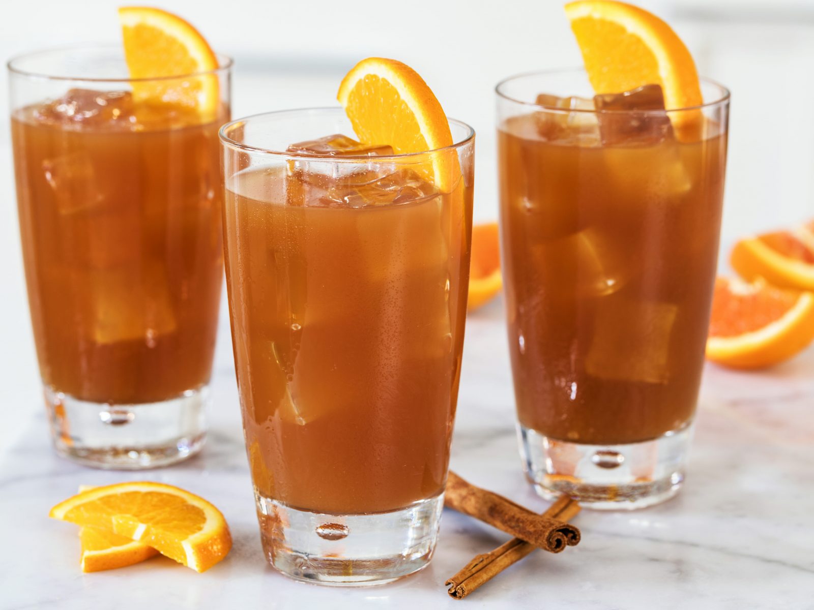 Orange-Cranberry Spiced Iced Tea