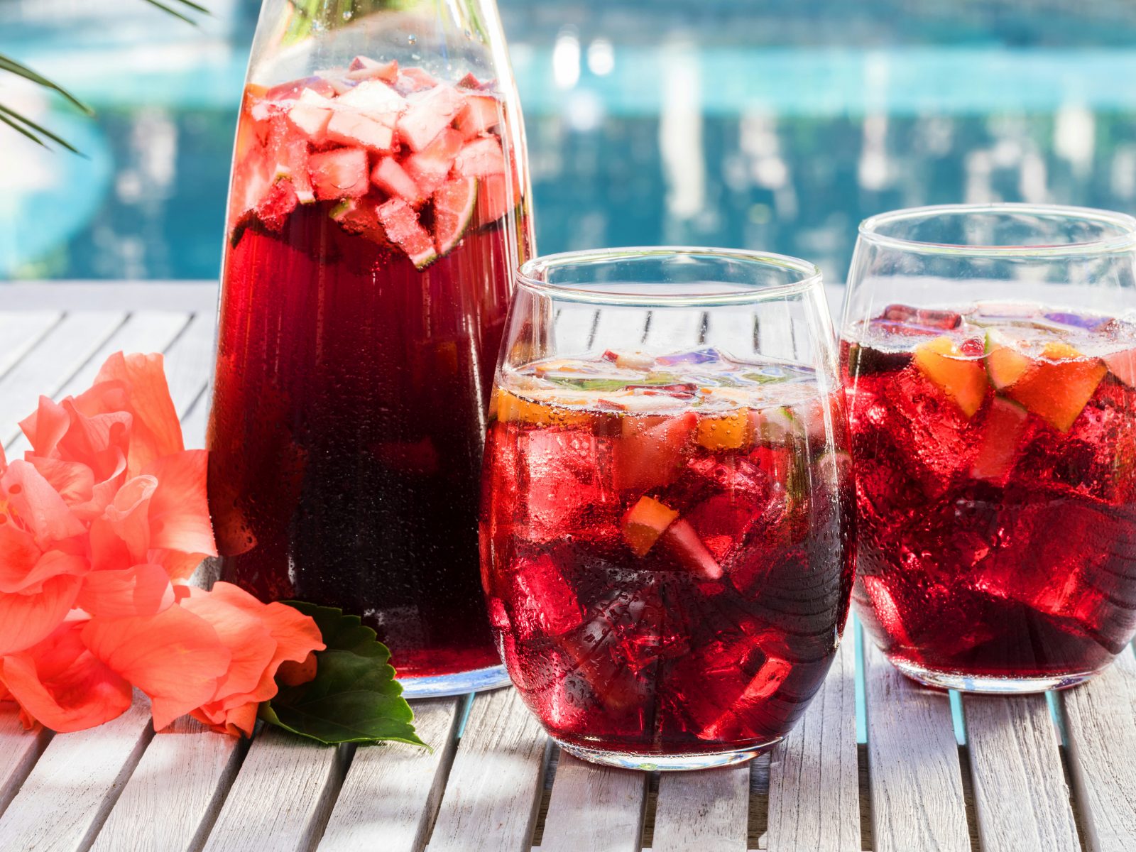 Hibiscus Iced Tea Strawberry Sangria