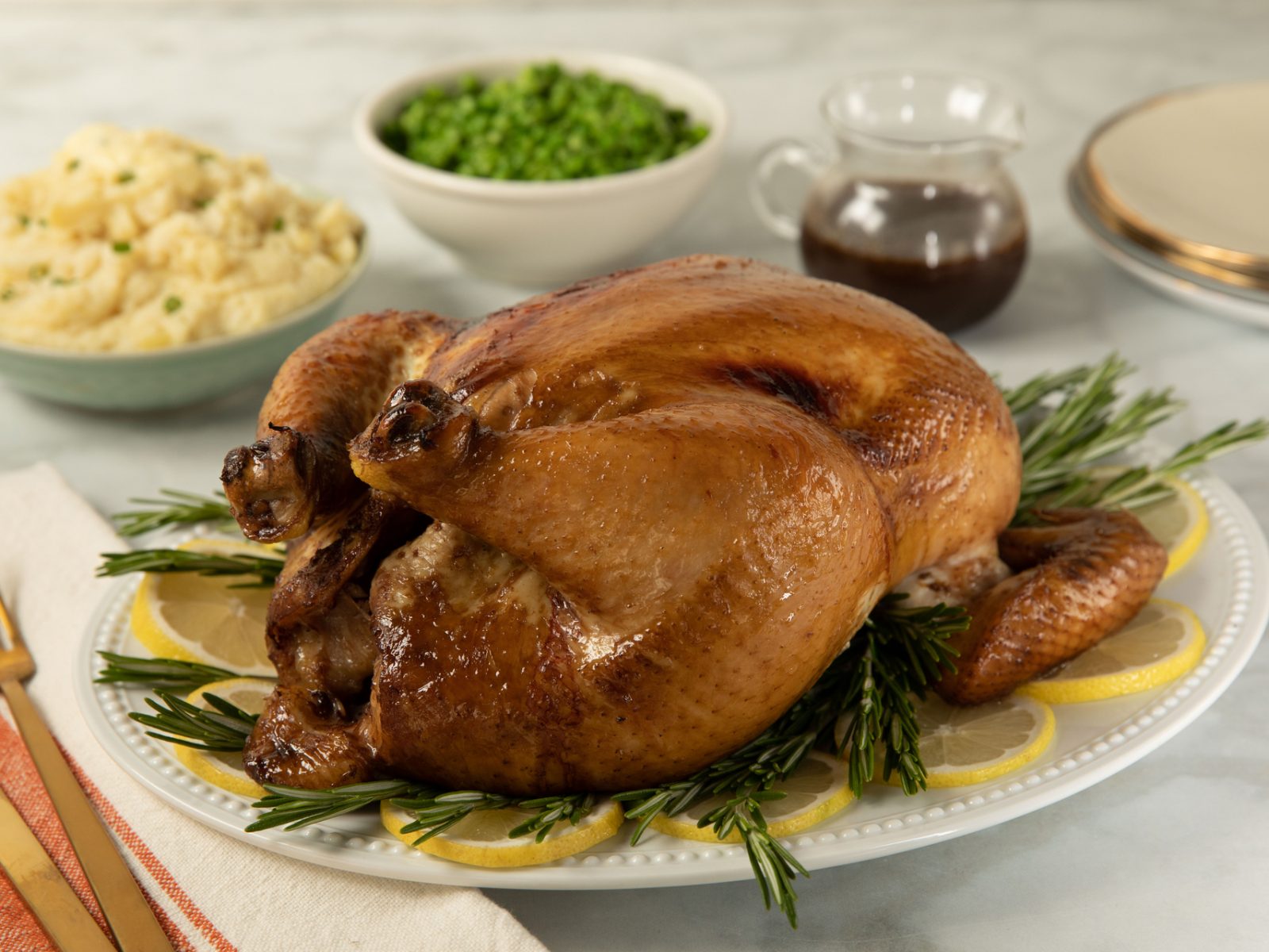 Tea Brined Roast Chicken