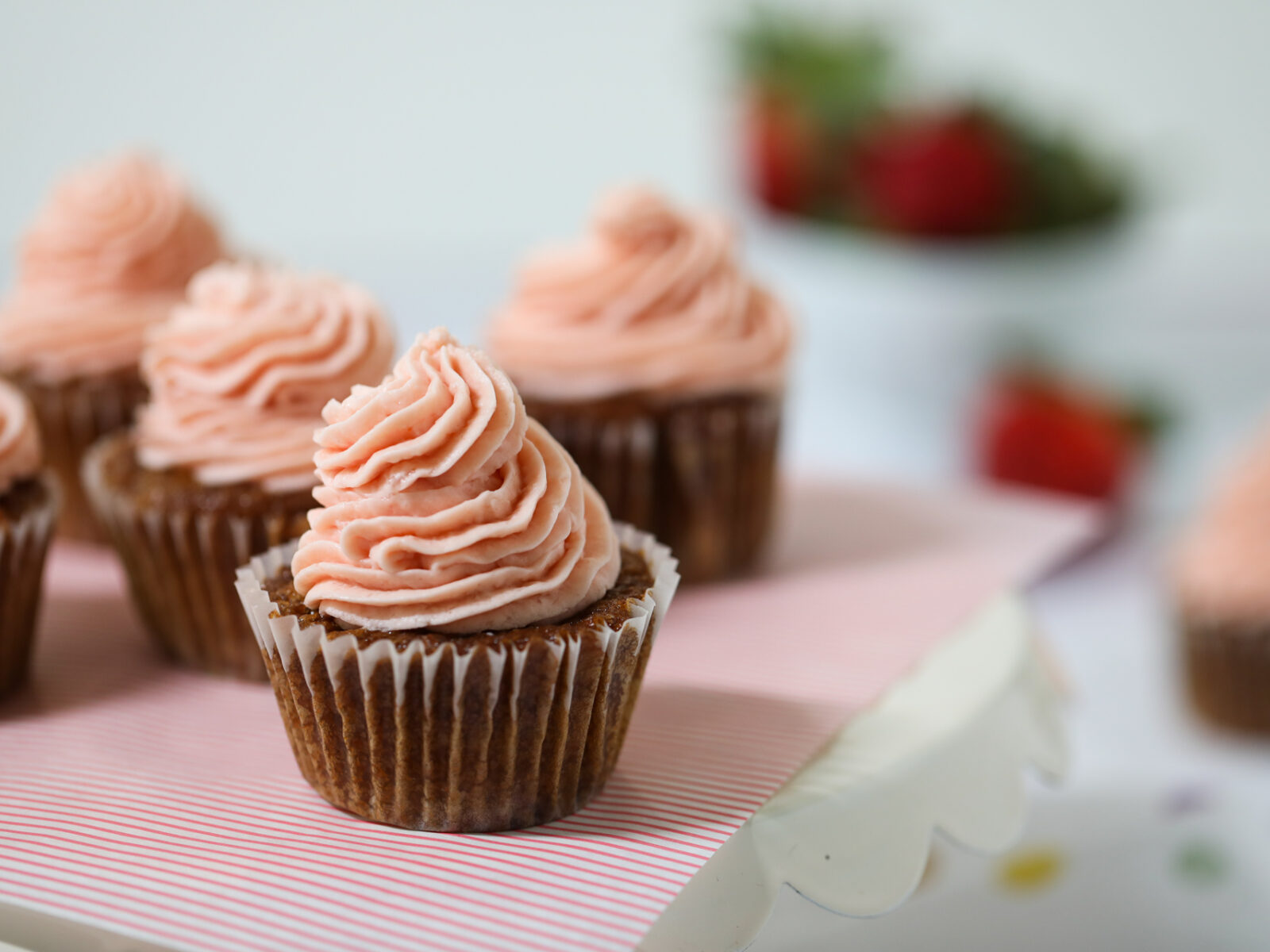 Strawberry Mascarpone Cream Cheese Frosting