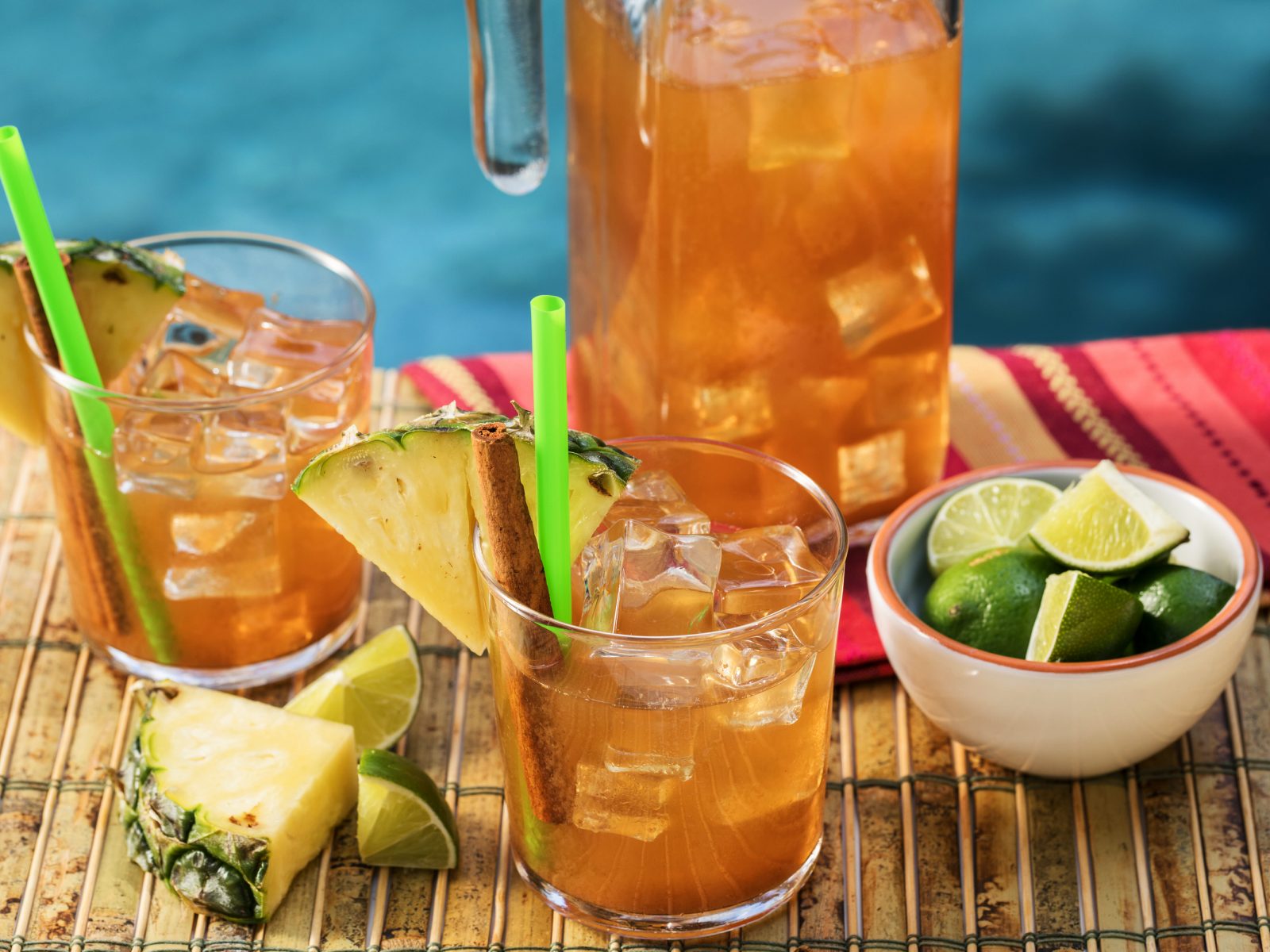 Pineapple-Cinnamon Iced Tea Margarita