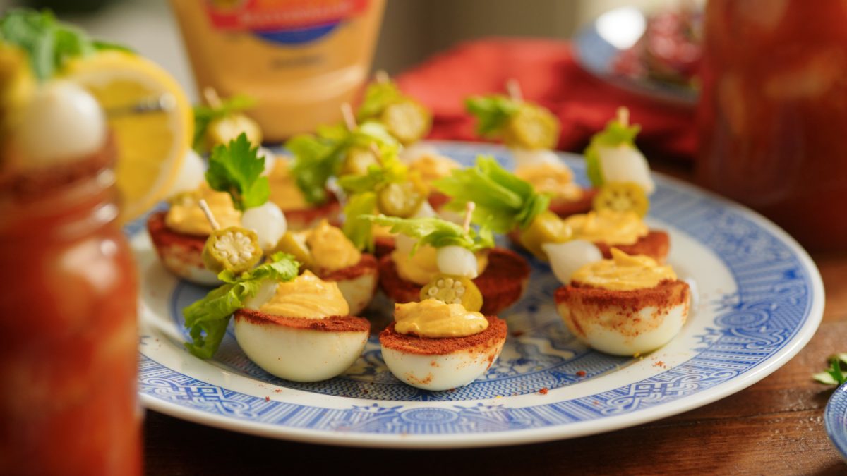 BPM Recipe Hot Spicy Bloody Mary Deviled Eggs Headline 2 16