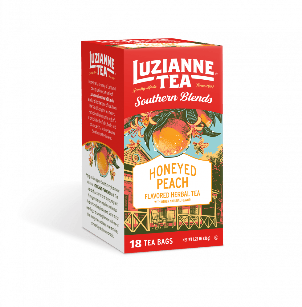 Luzianne® Honeyed Peach Flavored Herbal Tea Reily Products