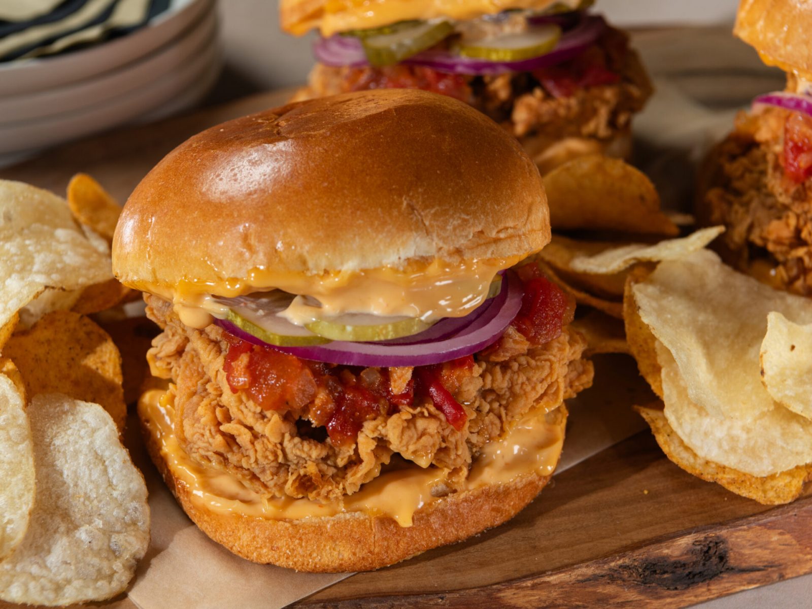 Game Day Spicy Fried Chicken Sandwich
