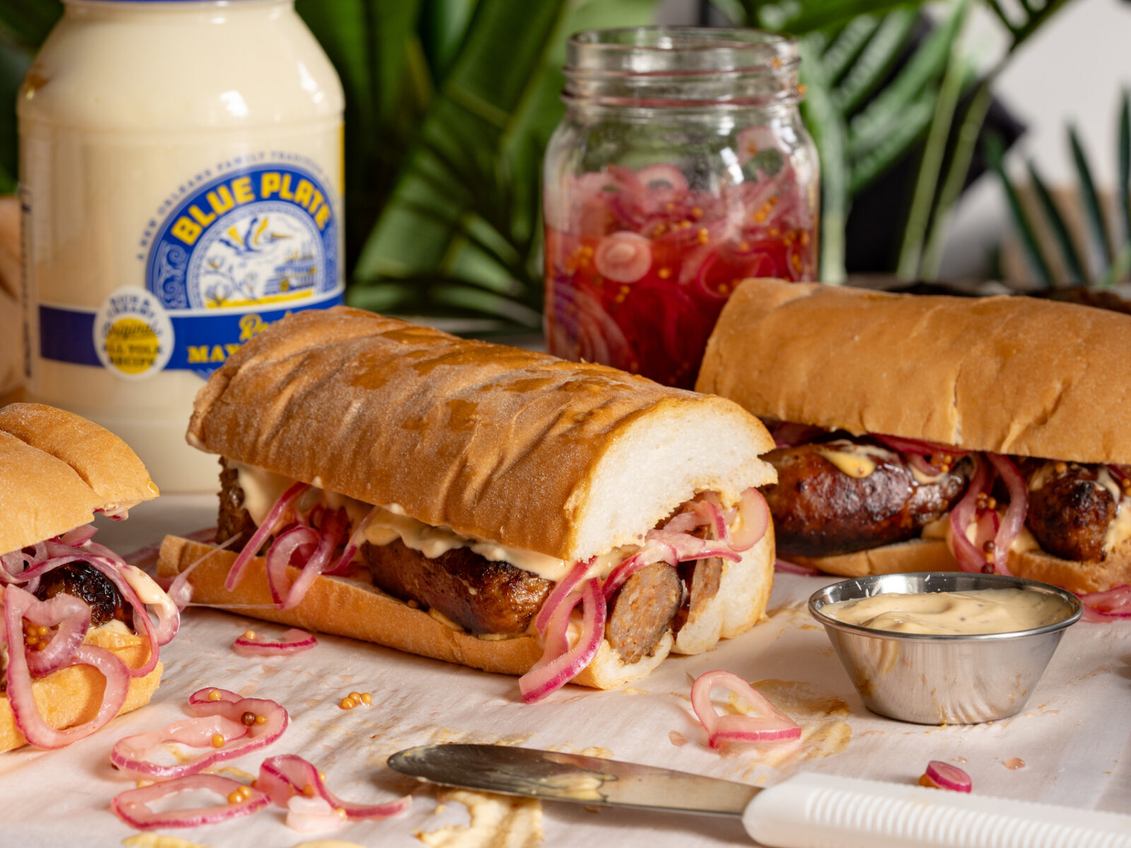Creole Hot Sausage Po-Boy