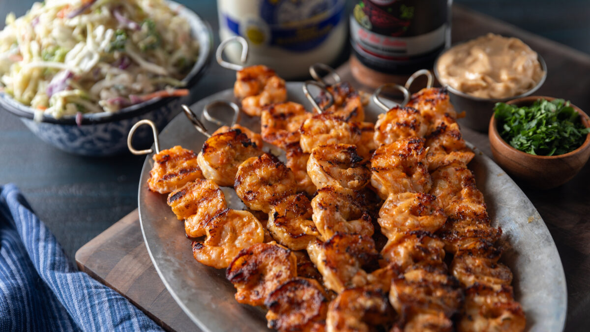 Grilled Blackened Shrimp Skewers 8