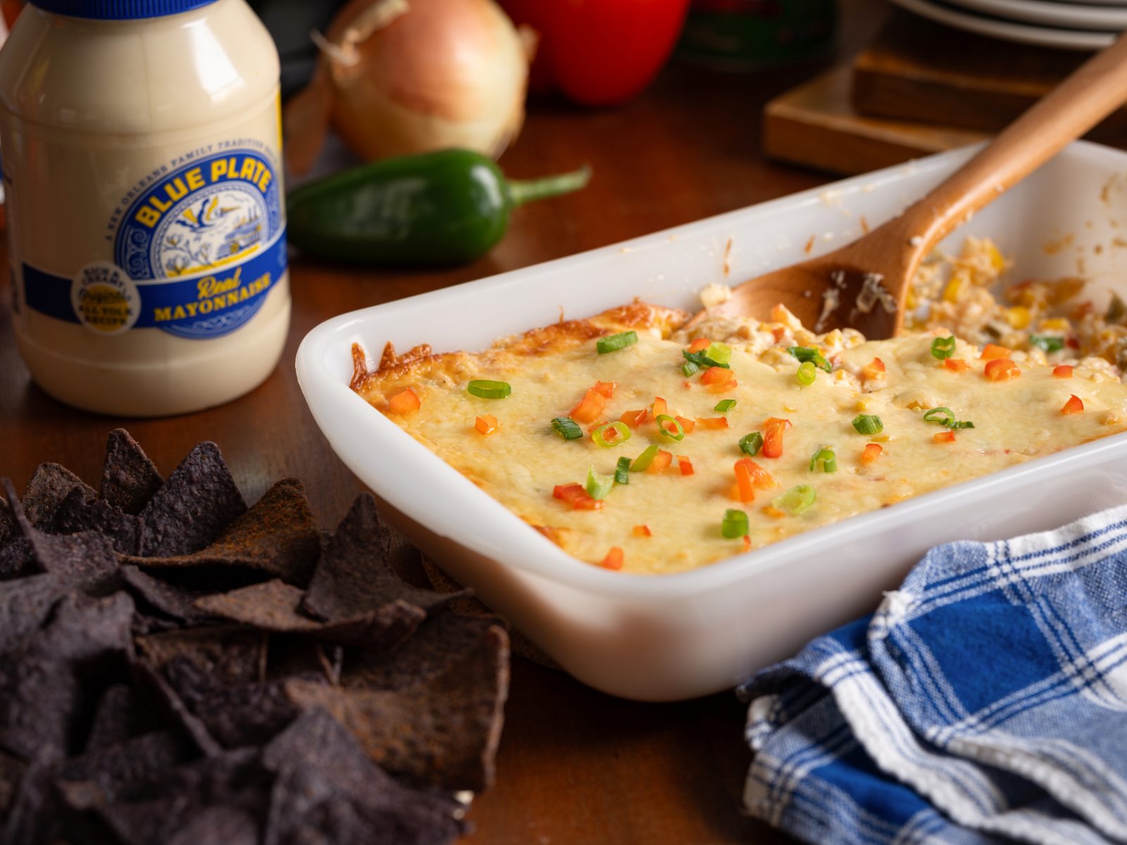 Creole Hot Corn Dip