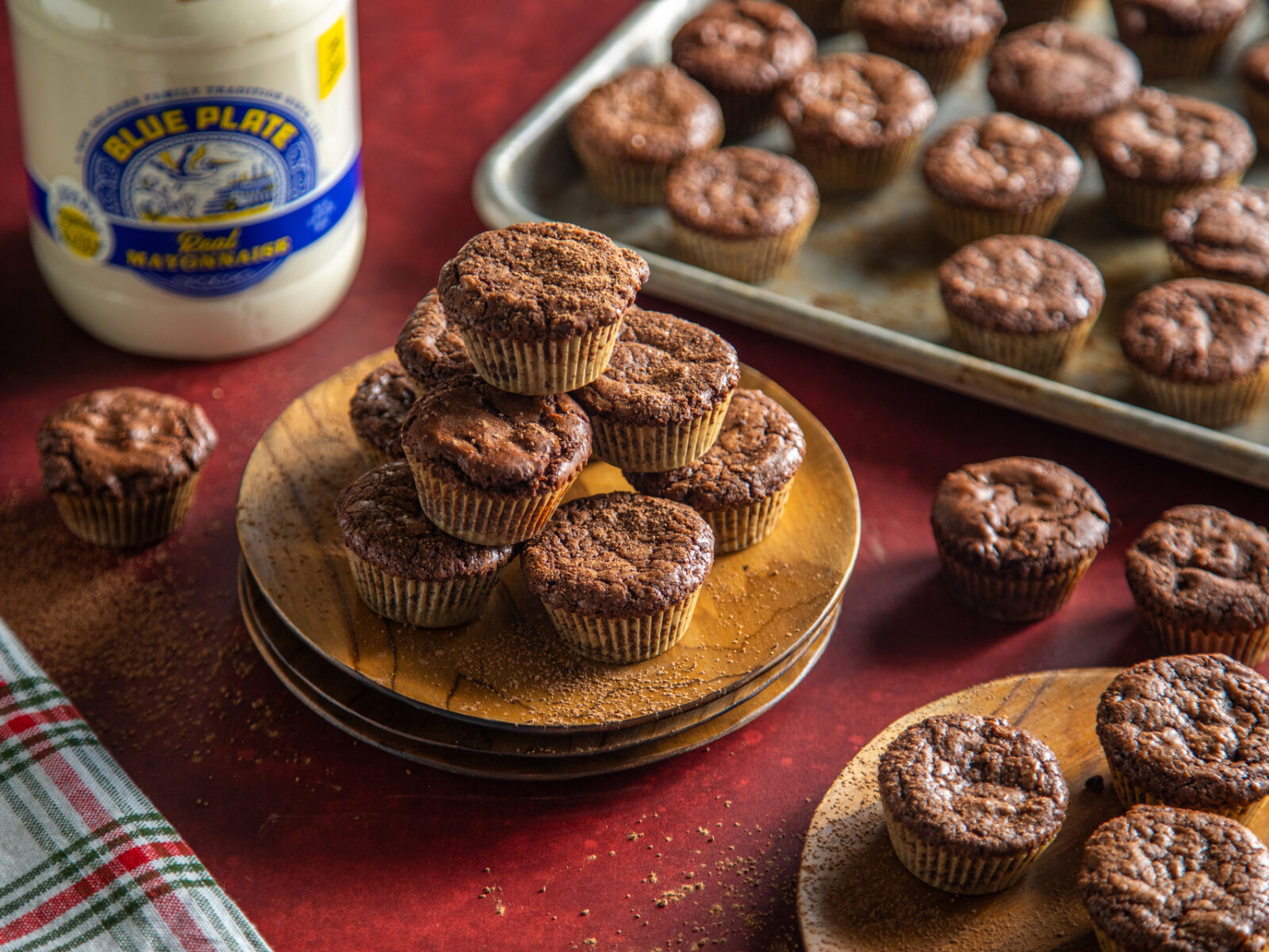 Chocolate Mayo Brownie Bites