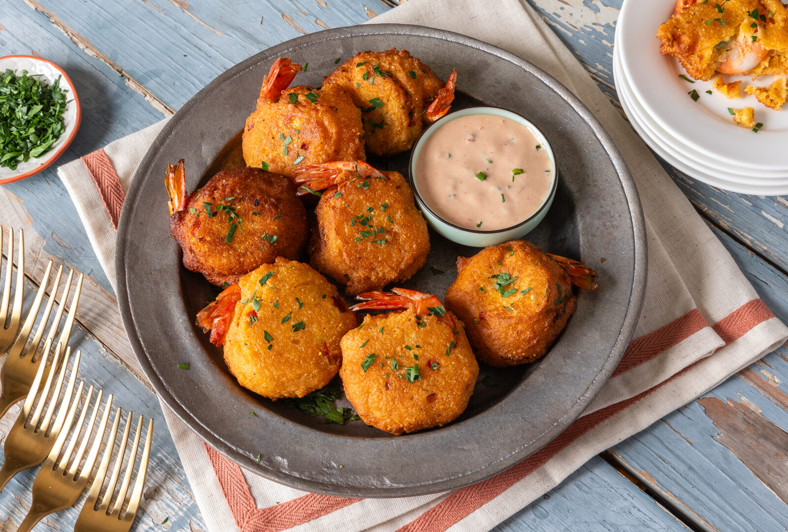 Shrimp Stuffed Hushpuppies