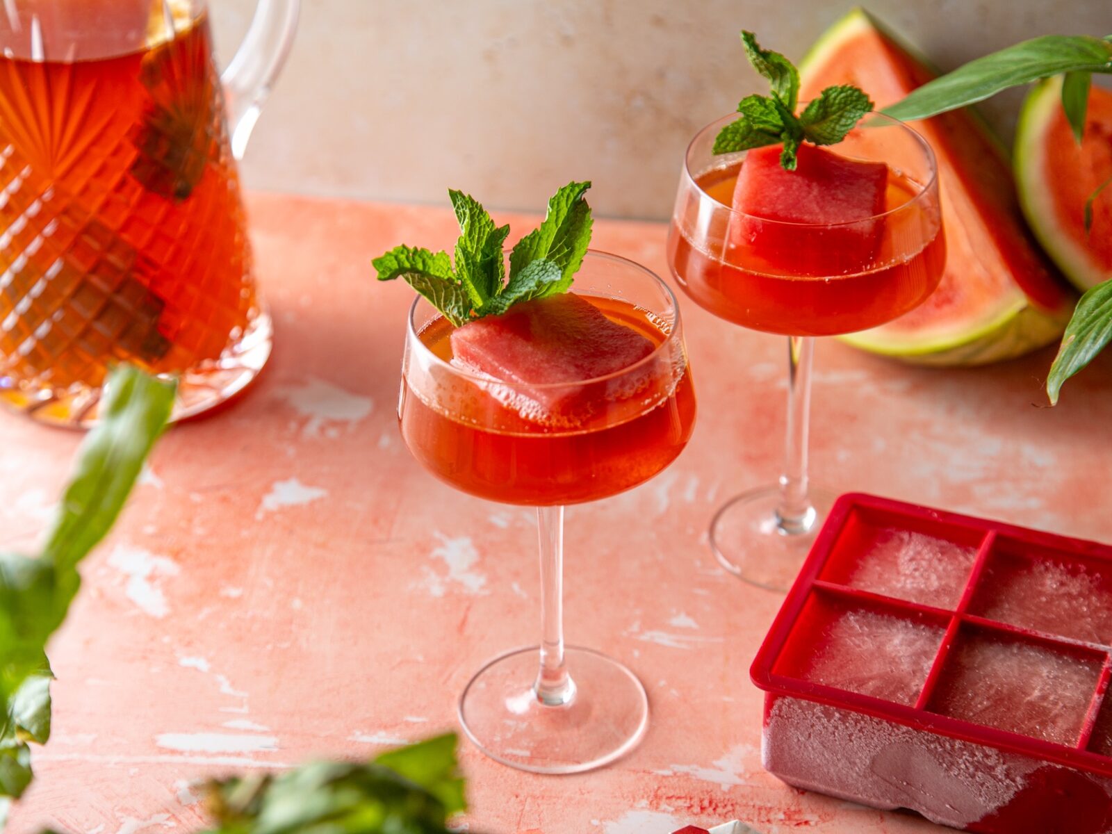 Spiked Tea and Watermelon Punch