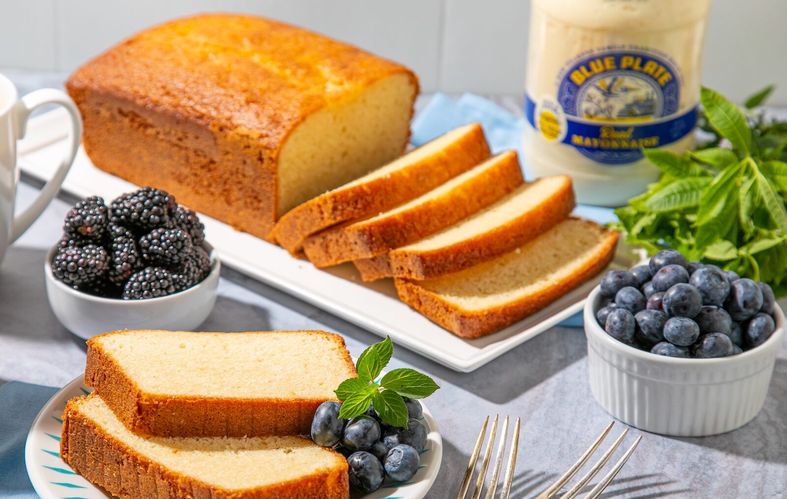 Chef Nathanial Zimet’s Blue Plate Mayo Pound Cake