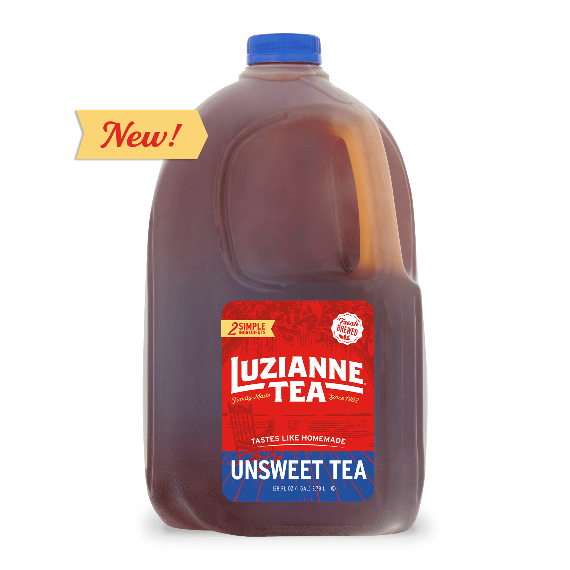 Refrigerated Tea Luzianne Unsweet Tea Gallon - Reily Products