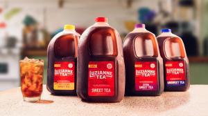 Gallon jugs of ready to pour Luzianne Tea