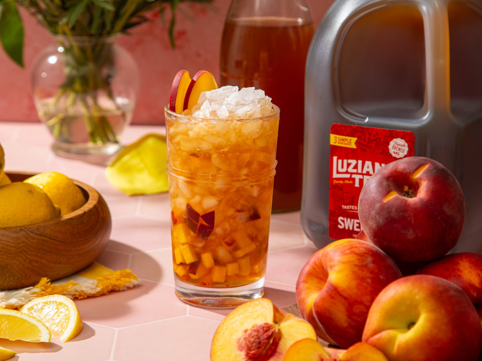 Louisiana Peach Tea Crush
