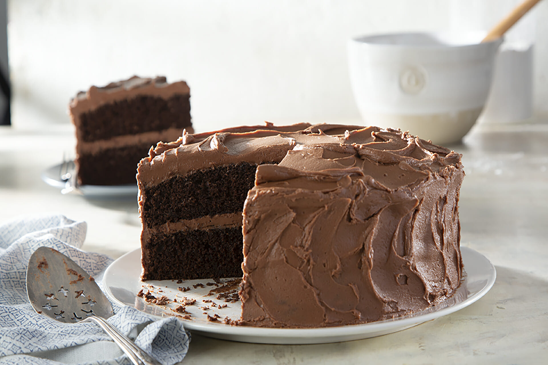 Chocolate Coffee Mayonnaise Cake